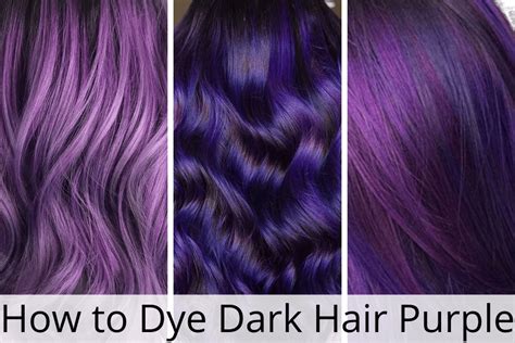 Plum Black Hair Dark Purple Hair Dye Permanent Purple Hair Dye Hair