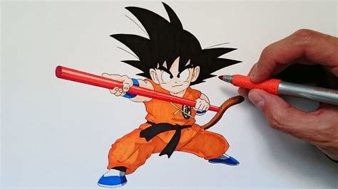 C Mo Dibujar A Goku Ni O Explicado Paso A Paso Youtube