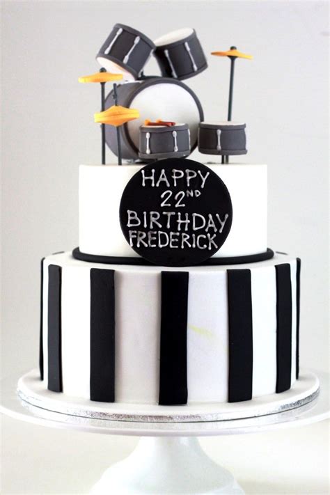 21 Awesome Photo Of Drum Birthday Cake Music Cakes