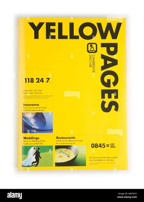 Yellow Pages Phone Book Banque De Photographies Et Dimages à Haute