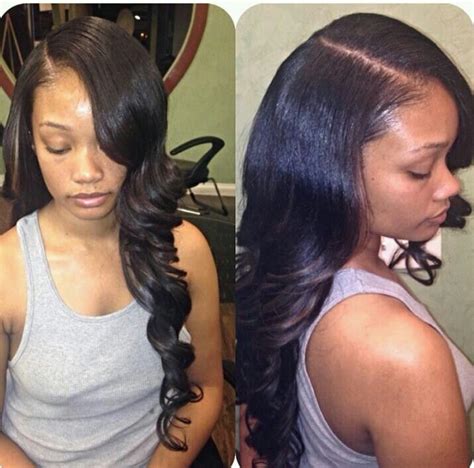 Side Part Weave Styles Hair Laid Natural Hair Weaves Pretty Hairstyles