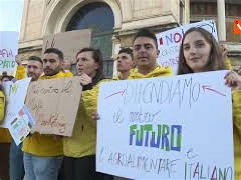 Video Protesta Dei Giovani Agricoltori Coldiretti A Palermo Contro