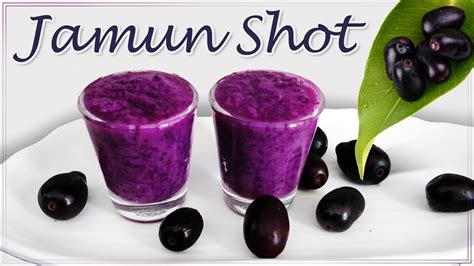 Jamun Shots Jamun Recipe Quick 5 Min Recipe Youtube