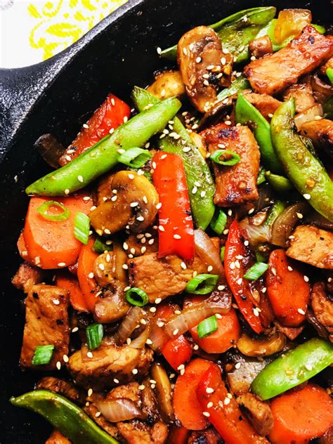 Garlic Ginger Pork Stir Fry Cooks Well With Others