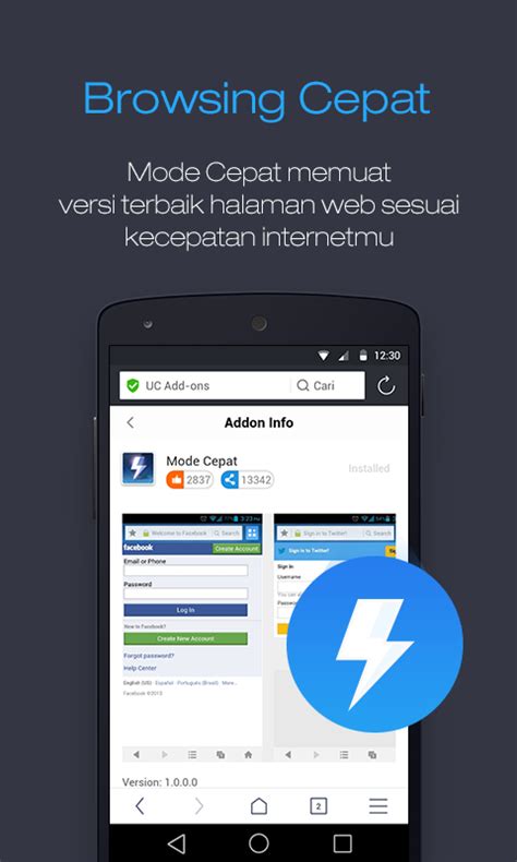 By accelerating downloading process, it saves. UC Browser for Android v10.2.0 build 165 Apk - Tampilan Lebih Baru Browsing Lebih Cepat, Ringan ...