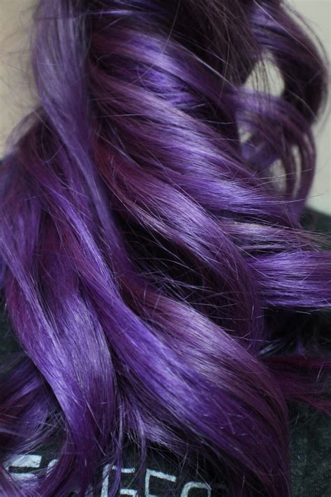 Diy How To Dye Your Hair Purple Bellatory