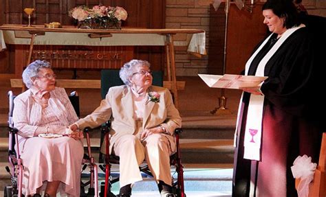 Lesbian Couple In Wheelchair Marry After 72 Years