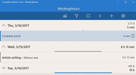 Filters help you narrow down the results to find exactly what you're looking for. Windows 10 Time Sheet/Time Tracking App: Track your ...