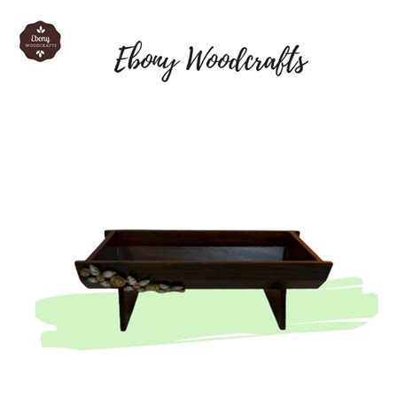 Wooden Ebony Woodcrafts Half Barrel Tray Size 15x5x6 At Rs 840 In