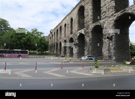 Valens Aqueduct In Istanbul Fatih Is A Famous Landmark In Turkey Stock