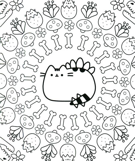 Pusheen Coloring Book Pusheen Pusheen the Cat | Pusheen coloring pages