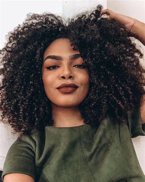 Brown Skin Curly Hair Black Instagram Models On Stylevore