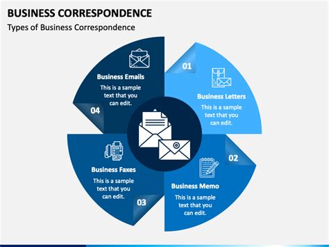 Business Correspondence Powerpoint Template Ppt Slides