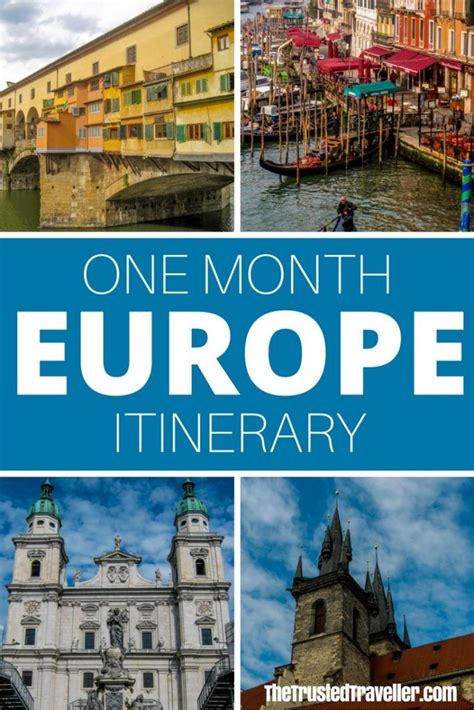 First Timers One Month Europe Itinerary The Trusted Traveller Europe