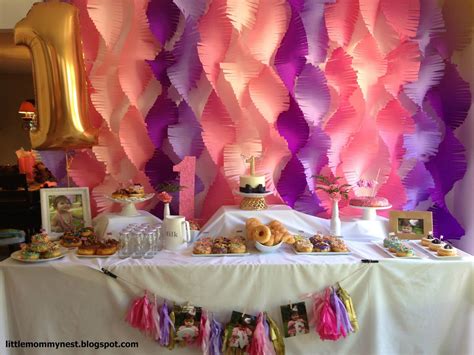 Fun ideas to surprise your husband on his birthday. Bianca Lively: Sophia's 1st DIY Birthday Backdrop