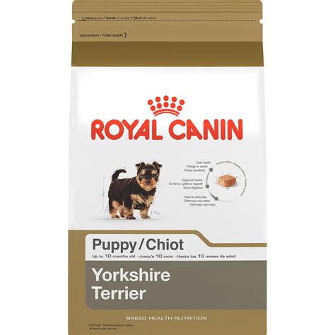 Royal canin makes a seriously wide range of dog foods, puppy foods, and even treats that are nutritionally formulated for all kinds of breeds. Royal Canin Breed Health Nutrition Yorkshire Terrier Puppy Dry Dog Food | Petco