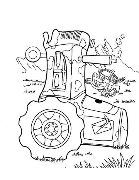 Kleurplaten verjaardag kaarten gelukkige verjaardag kleurplaat. Broken Tractor Coloring Page - Download & Print Online ...