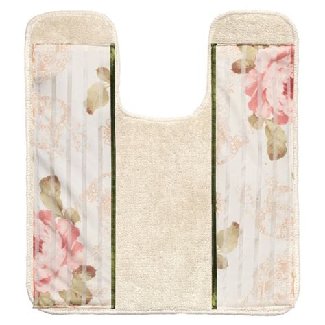 The twin and twin xl includes: Sweet Home Collection Madeline Beige Contour Commode Rug ...