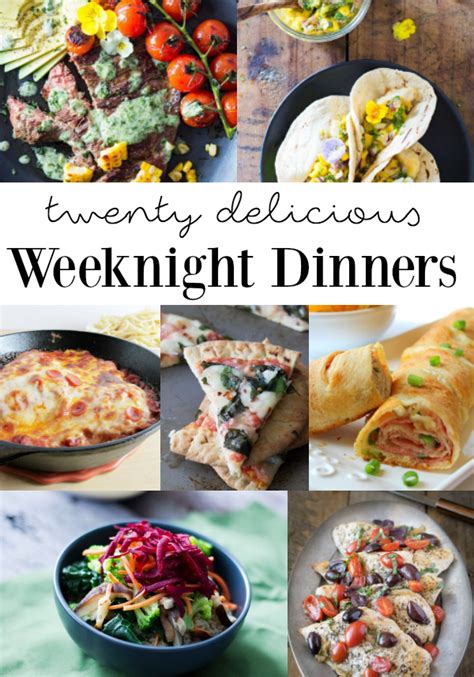 Delicious Weeknight Meals Perfect To Whip Up M F