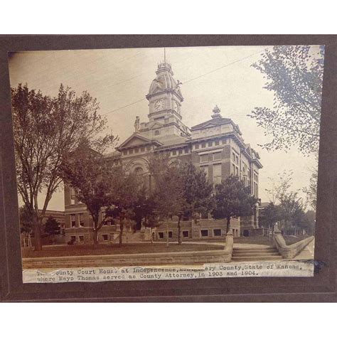 Courthouse Independence Kansas Montgomery County 1905 Albumen From