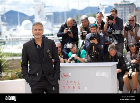 Cannes France 12th May 2016 Cast Member George Clooney Poses During