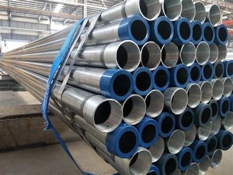Polished Mild Steel Round Pipe Size 3 4 Inch Material Grade A At Rs