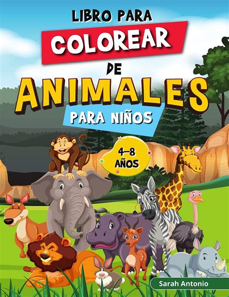 Buy Libro para Colorear de Animales para Niños Colorea y Crea Hermosos
