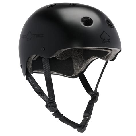 Skate Helmet Satin Black Classic Helmet Skateboard Helmet Skate Helmet