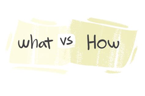 What Vs How In The English Grammar Langeek