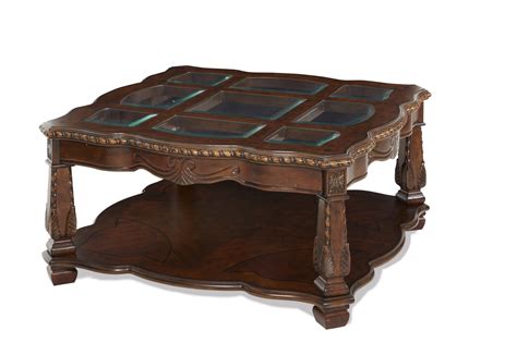 Last chance | select few available. Michael Amini Square Traditional Style Windsor Court Cocktail Table by AICO