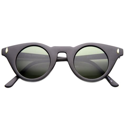 Vintage Inspired Round Cat Eye Sunglasses Zerouv