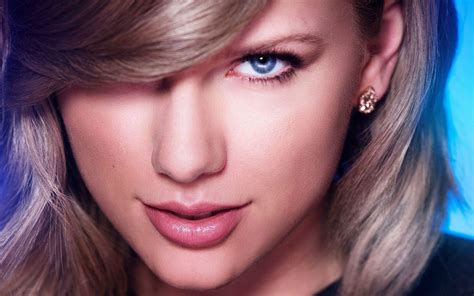 Taylor Swift Blue Background