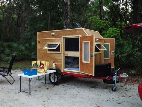 Diy Homemade Camper Trailer Camping Dke