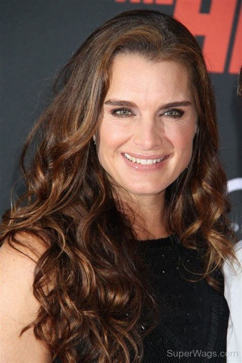 Brooke Shields Sweet Smiling Super Wags Hottest Wives And