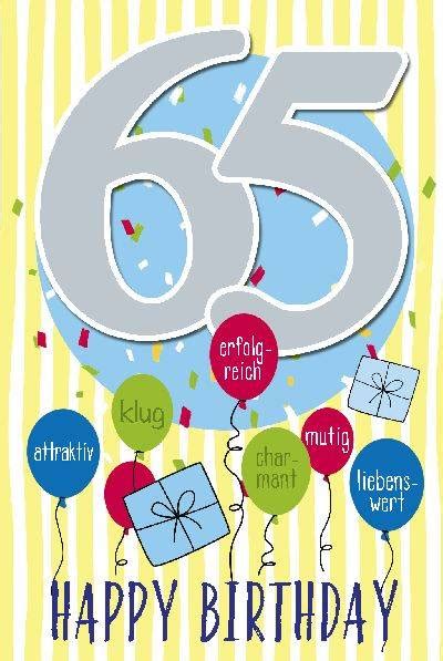 Geburtstag für männer und frauen findet man hier kostenlos. Depesche Geburtstagskarte 65.Geburtstag mit Musik | Geschenkewunderland