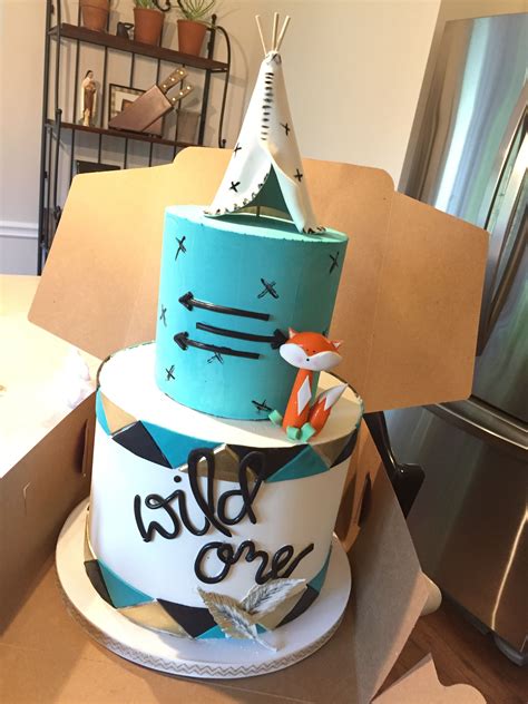 These items are basically extra decorations on your dessert table. Wild one birthday cake. | Cake, Birthday cake, First ...