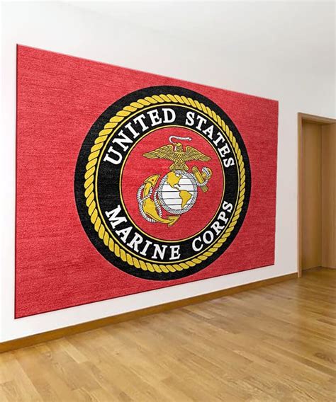 Buy Us Marine Corps Logo Rugs Online Rug Rats