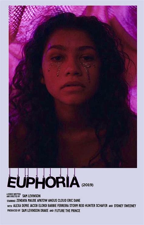 Euphoria Zendaya Poster Digital Art By Kailani Smith