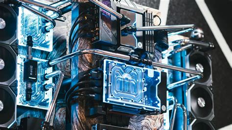 This Wall Mounted Gaming Pc Is A Metal Tubing Masterclass Custom Pc