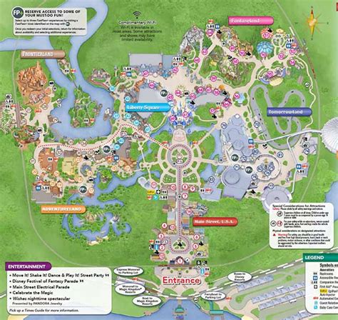 Mapa De Parques Disney Orlando Florida