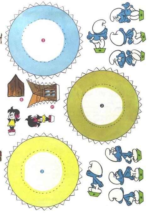 Dieses bastelbuch enthält farbige papierbastelbögen, aus denen 50 verrückte monster gebastelt werden können. 1971-05-BB 09 c.jpg | Basteln, Karton basteln