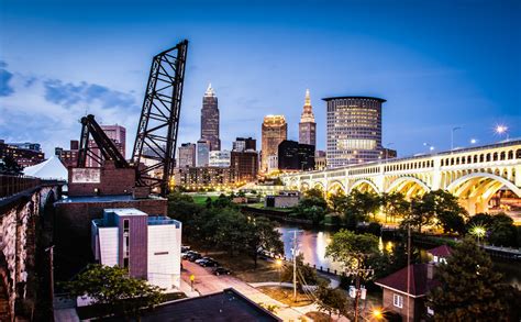 Cleveland Skyline Tourist Spots Around The World