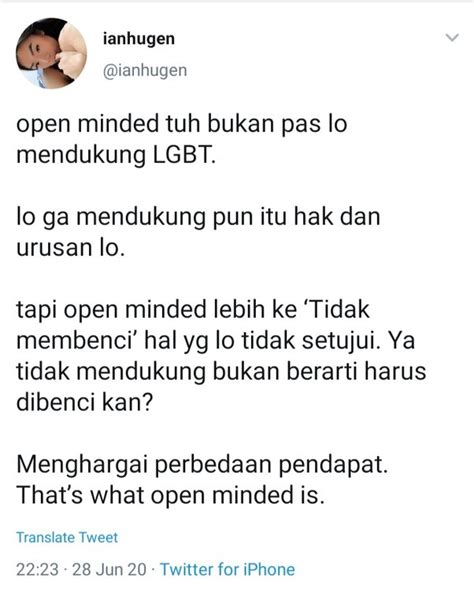 Mengapa Di Indonesia Orang Orang Yg Open Minded Dianggap Orang Yg Terlalu Lebay Dan Munafik
