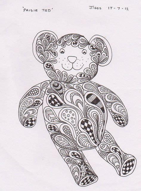 Have you ever wondered what color is? Paisie Ted tangle. | Adult coloring pages, Zentangle, Zen ...