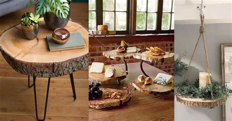 Homelysmart 15 Crafty Wood Slice Projects Youll Want For Your Home