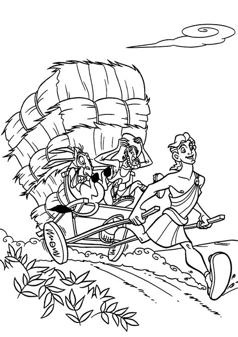Download coloriage hercule | Coloring pages, Sketches, Hercules