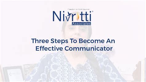 Three Steps To Become An Effective Communicator YouTube