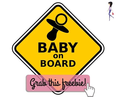 Because peace for children is success for parents. Free "Baby On Board" Sign - | Free baby stuff, Parenting ...