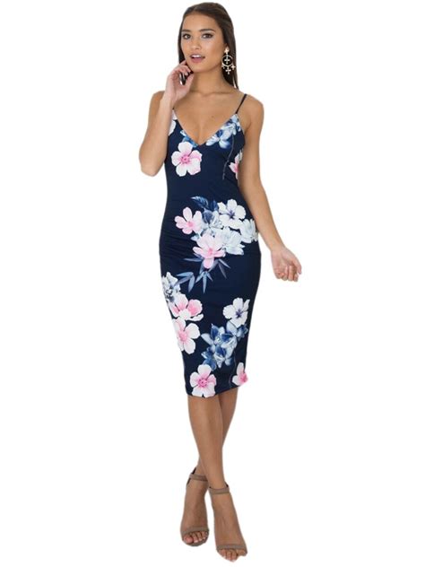 New Fashion Multicolour Summer Dress Women Elegant Floarl Print Backless Slip Dress Sexy Club