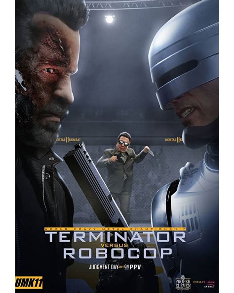 Terminator Vs Robocop By Bosslogic Rimaginarycybernetics